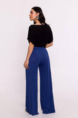 Women viscose knit fabric trousers