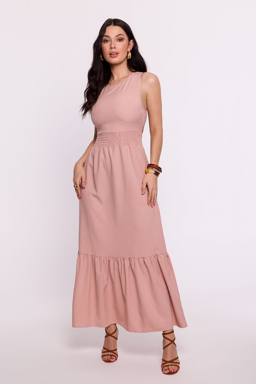 Open back sleevesless summer dress