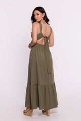 Open back sleevesless summer dress