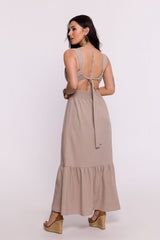 Open back sleevesless summer dress