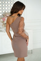  Short dress model 193801 Bicotone 