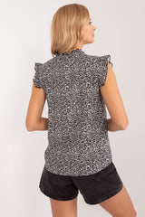 Casual sleeveless design blouse
