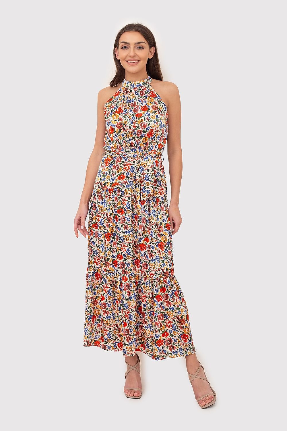Summer colorful flowers daydress