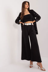 High waist wide legs palazzo pants