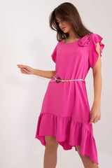 Everyday flared asymmetrical cut summer dress