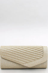 Envelope clutch bag attached delicate chain