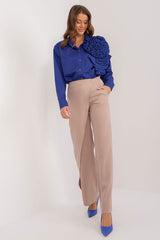 Women classic cut formal trousers