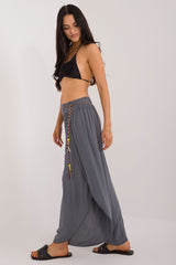 Women seam high waist wide leg pants