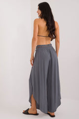 Women seam high waist wide leg pants