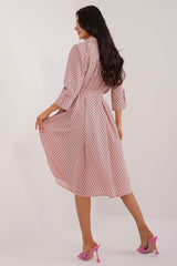 3/4 Sleeves flared cut shirt day dress