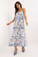 Flared midi cut floral dress