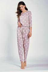 3/4 sleeves blouse loose pyjama set