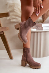 Jezzi ankle heel boots