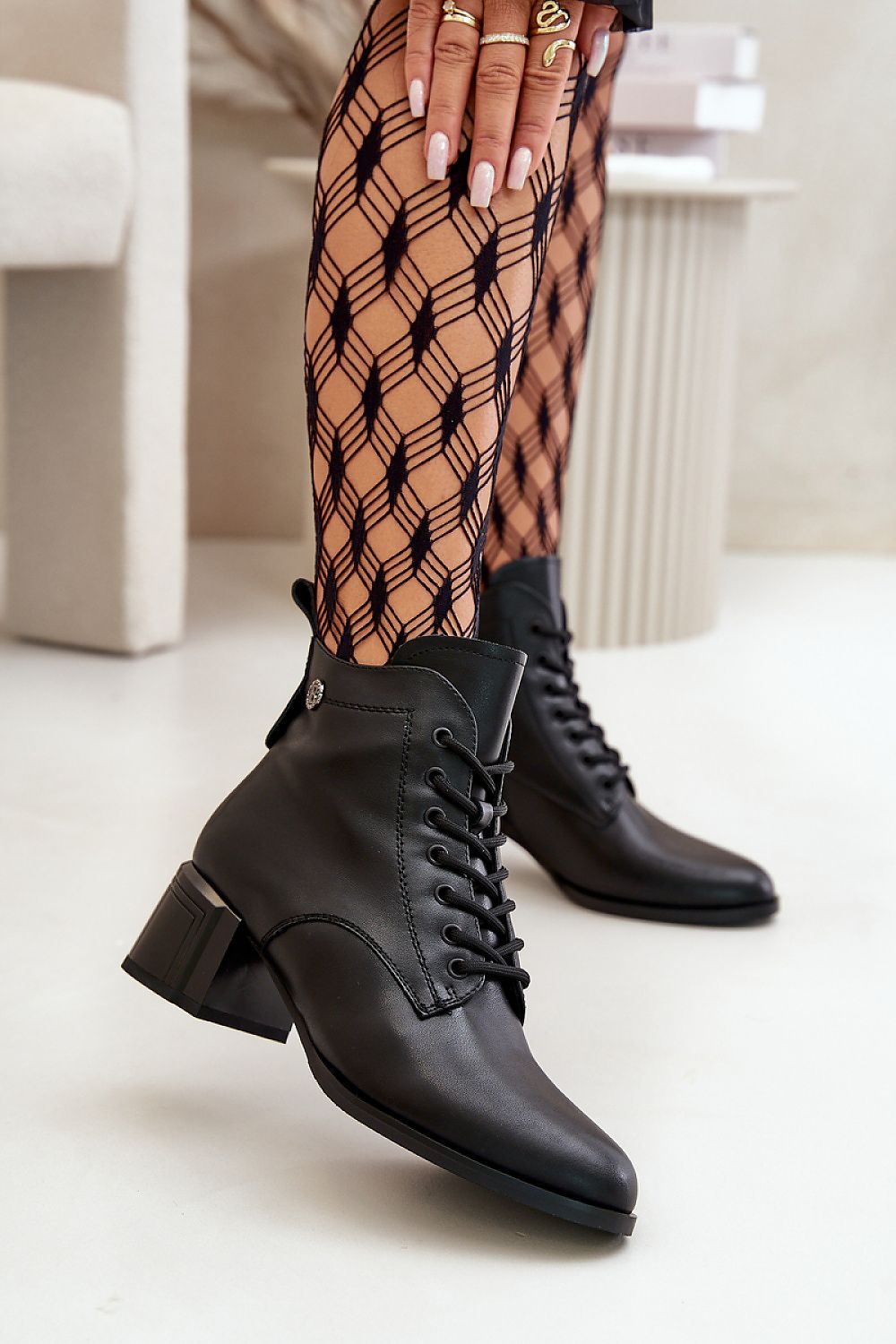 Heel ankle boots from the Vinceza