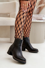 Classic eco leather ankle boots