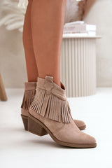 Elegant design ankle heel boots