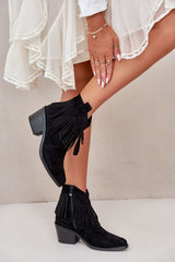 Elegant design ankle heel boots