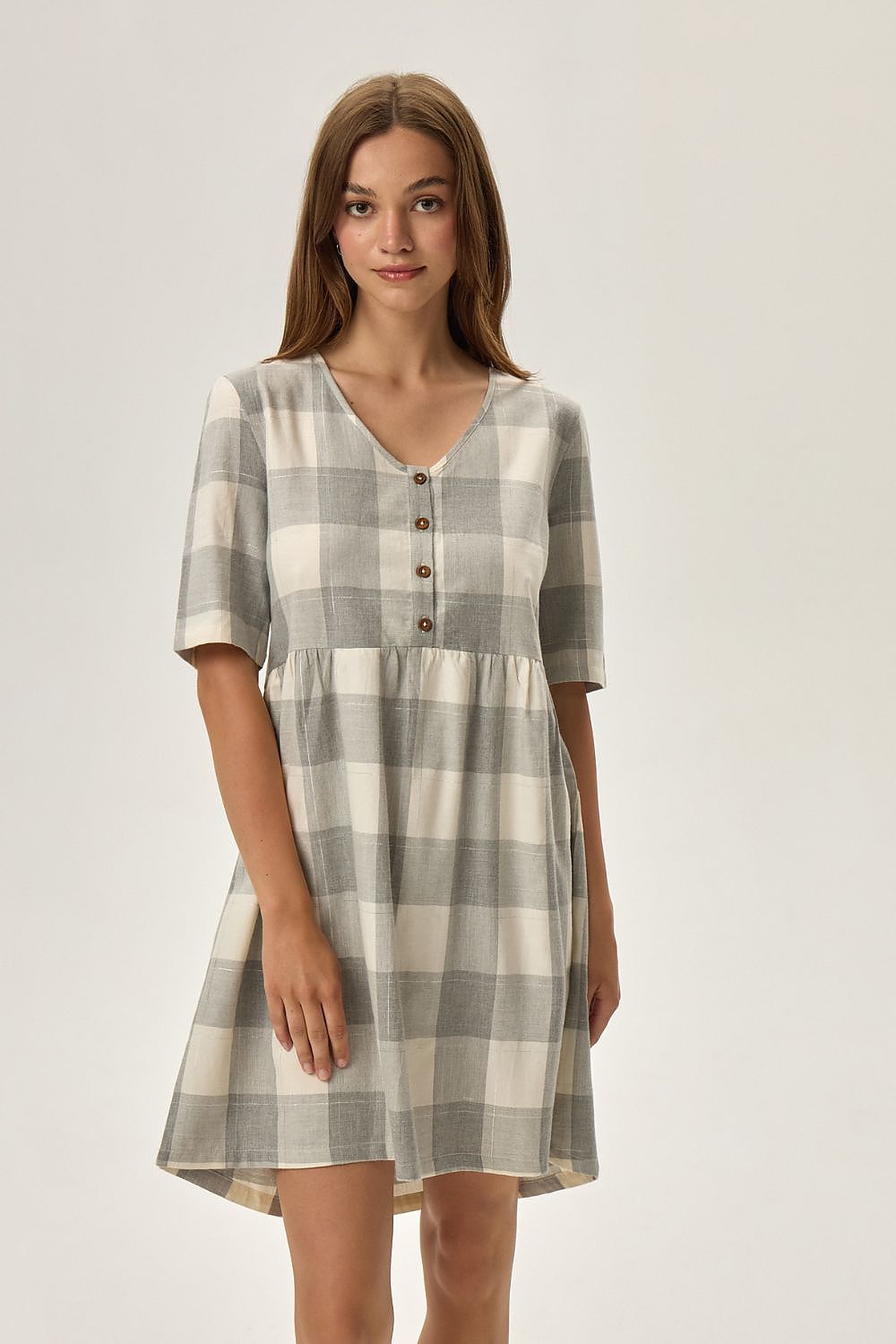 Farris nightgown is a light gray