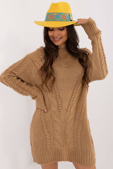 Long varied texture sweater