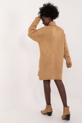 Turtleneck long sleeve mini day dress