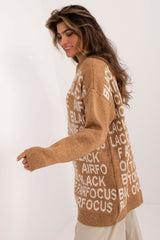 Long sleeves sweater with a print