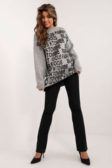 Long sleeves sweater with a print