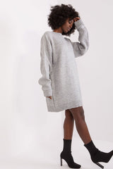 Smooth texture mini length knitted daydress