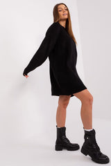 Smooth texture mini length knitted daydress