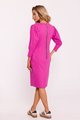 Elegant 7/8 length sleeves pencil dress