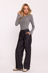 Stylish wide legs elegant pants