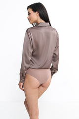 Long sleeves regular fit bodysuit