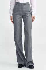 Women's high waist trousers with a fitted fit