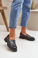 Classic flat heel moccasins