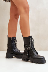 Women's  chunky heel platform ankle boots