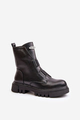 Women's black ankle boots