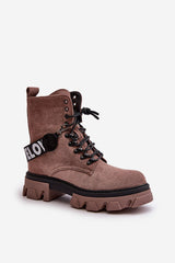 Insulated detachable strap work boots