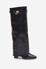 Stylish women's boots made of eco leather