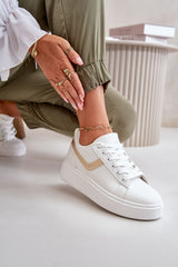 Fashionable eco leather sneakers