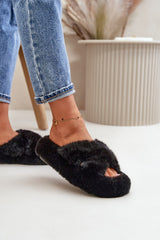 Women's slippers with a thick sole