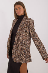 Long sleeves jacket with a stylish animal motif