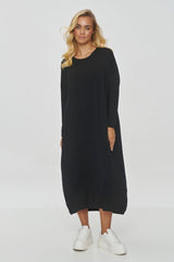 Long sleeves oversized loose cut daydress