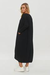 Long sleeves oversized loose cut daydress