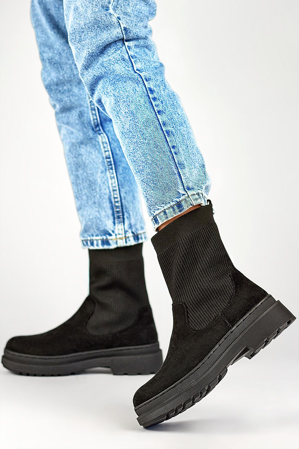 PRIMO leather suede boots