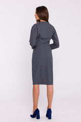 Elegant elbow-length sleeves daydress