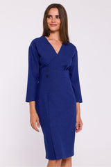 Elegant elbow-length sleeves daydress