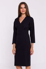 Elegant elbow-length sleeves daydress