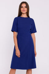 Light fabric short sleeves daydress