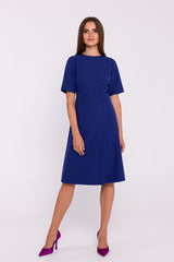 Light fabric short sleeves daydress