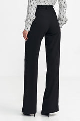 Women's high waist trousers with a fitted fit