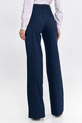 Women's high waist trousers with a fitted fit